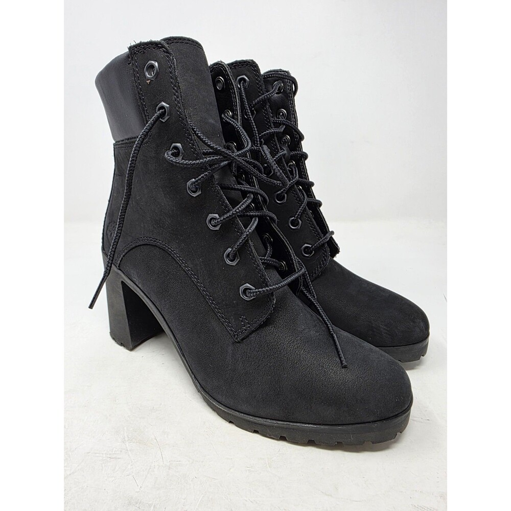 Timberland Allington 6" Lace-Up Boots, Black Leather, Women's 6